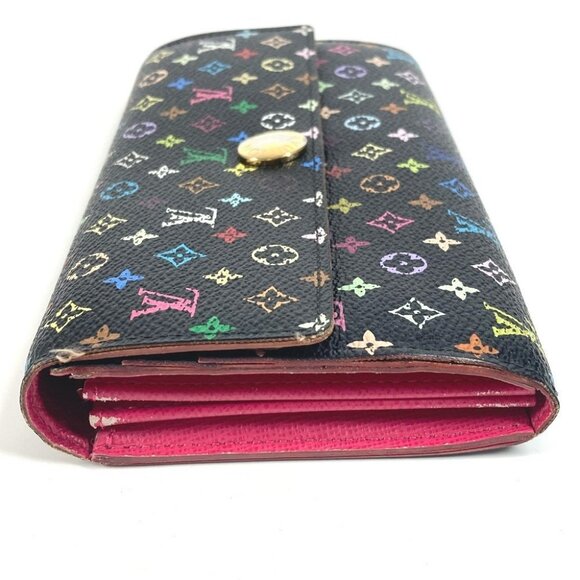 LOUIS VUITTON M93533 MonogramMulticolore Portefeuille Sarah Long Wallet - Picture 6 of 16